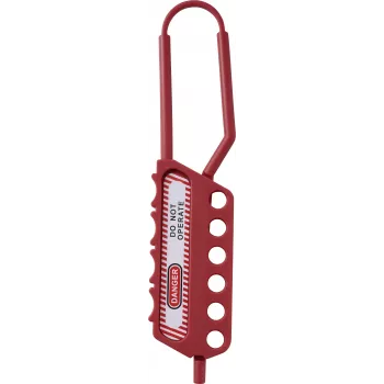 Sygonix SY-6872556 lockout hurok 42 mm piros
