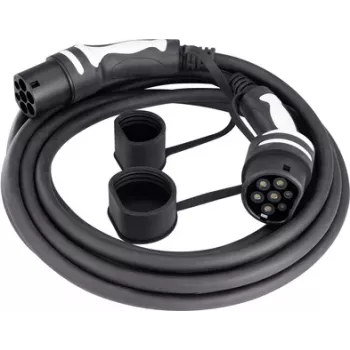 Sygonix SY-5836550 Type 2 EV töltőkábel 5m 22kW 32A 3 fázisú IP65 fekete