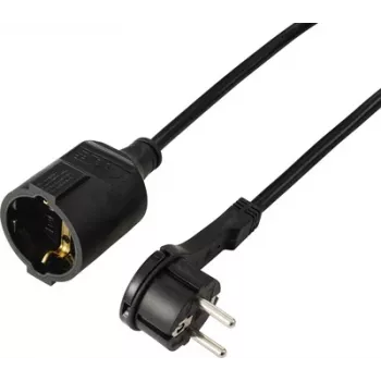 Sygonix SY-7165298 hosszabbítókábel 16 A fekete 5,00 m H05VV-F 3G 1,5 mm²