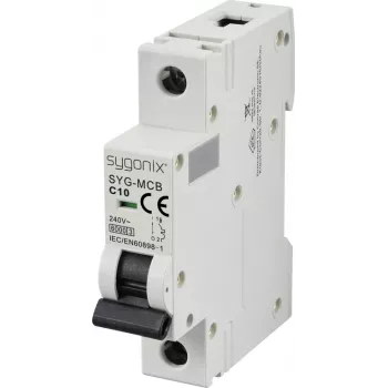 Sygonix SY-6440888 SYG-MCB 1P C10 6kA kismegszakító 10 A 240 V/AC
