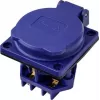 Sygonix SY-6746376 Schuko aljzat IP44 kék