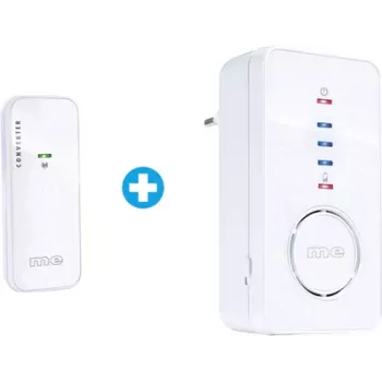 m-e modern-electronics 41163 Wireless Doorbell Set (Funkgong Komplett-Set)