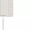 Hager RTQ640X audio beltéri egység kagylóval 2 vezetékes IP-buszhoz, polárfehér