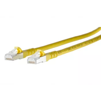 METZ BTR NETCOM Cat6a S/FTP patchkábel, 15 m, sárga 130845A577-E