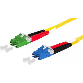 METZ CONNECT OpDAT 151P1JOJA20E LC-Duplex LC-Duplex APC OS2 patchkábel, 2 m