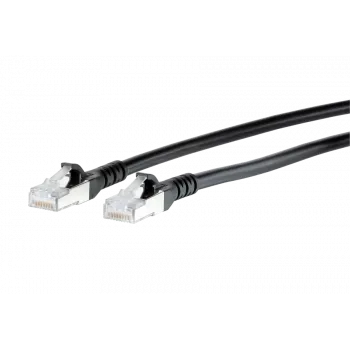 METZ BTR NETCOM 1308451500-E 1,5m Cat6a S/FTP (S-STP) fekete hálózati kábel