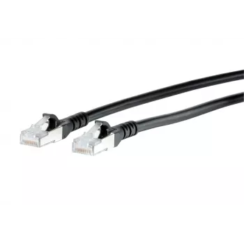 METZ CONNECT Cat.6A S/FTP patchkábel, RJ-45 - RJ-45, 0,5 m, szürke, 10GBase-T 1308453000-E