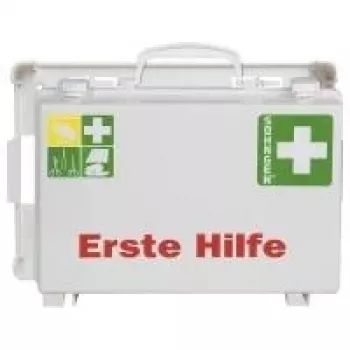 SÖHNGEN QUICK CD elsősegélytáska (3001126) – DIN 13157, narancssárga ABS, falra szerelhető