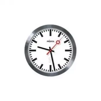 PEWETA rádióvezérlésű falióra pályaudvari óra, 30 cm, alumínium 51.020.325