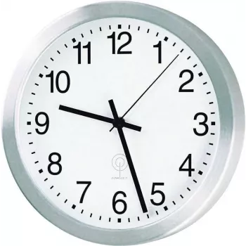 PEWETA rádióvezérlésű alumínium falióra 20cm ezüst 51.017.215