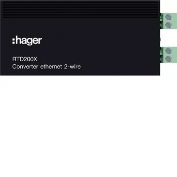 Hager RTD200X IP-2 vezetékes konverter kaputelefon rendszerekhez