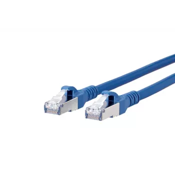 METZ BTR NETCOM CAT 6A S/FTP RJ45 hálózati patch kábel, 7 m, kék, snagless 1308457044-E
