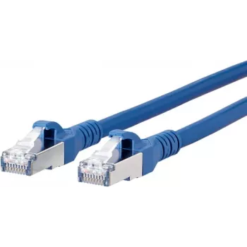 METZ BTR NETCOM CAT 6A S/FTP RJ45 hálózati patch kábel, 7 m, kék, snagless 1308457044-E