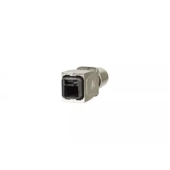 METZ BTR 14010850C0ME ipari IP67 V14 RJ45 dugóház, push-pull, üres