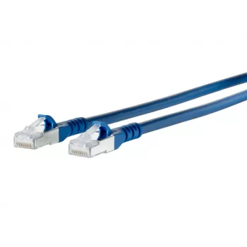 METZ CONNECT 130845A544-E Cat6a S/FTP hálózati patchkábel, 15 m, kék