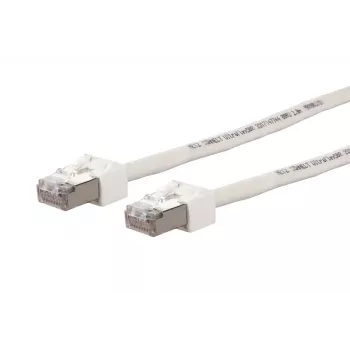 METZ CONNECT Ultraflex500 CAT 6 S/FTP patchkábel, RJ-45 dugó - RJ-45 dugó, 1,0 m, fehér, halogénmentes 13084V1088-E