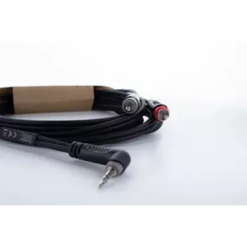 Cordial 14860 3,5 mm jack – 2x RCA audio Y-adapter kábel 3m fekete