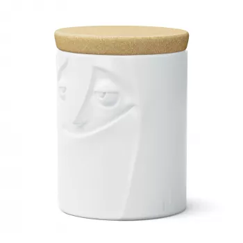 FIFTYEIGHT PRODUCTS Charmant porcelán tárolóüveg 1700 ml fehér