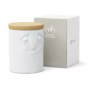 FIFTYEIGHT PRODUCTS Charmant porcelán tárolóüveg 1700 ml fehér