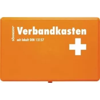 Söhngen DIN 13157 elsősegélytáska 3003045 narancs ütésálló ABS falitartóval