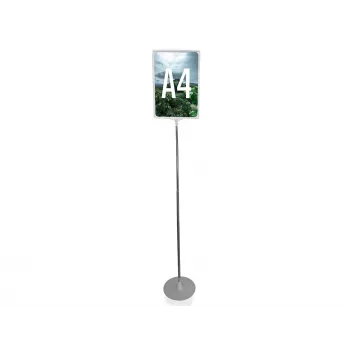 LMG PLSTA4-SI A4 ezüst klappkeret poszterállvány