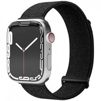 VONMÄHLEN Fitness Loop 2 karszalag Apple Watch 40/41/42 mm-hez, fekete