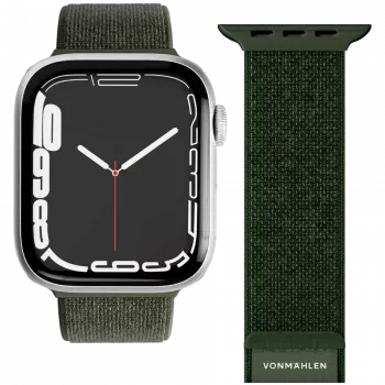 VONMÄHLEN Fitness Loop 2 szíj Apple Watch 44mm, 45mm, 49mm-hez – olív