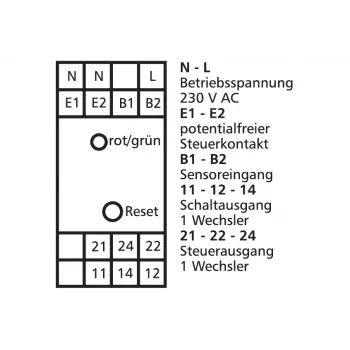 METZ CONNECT DRIW-E16 teljesítményrelé, fekete/fehér 1101500522