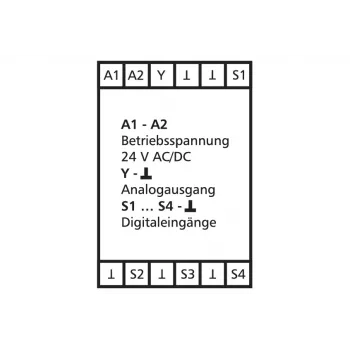 METZ CONNECT KAD-C12 analóg értékadó 0-10V 24V AC/DC forgatógomb süllyesztett tisztafehér 110656