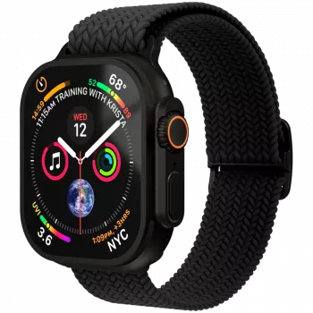 VONMÄHLEN Woven Loop 40, 41, 42mm univerzális méret, All Black