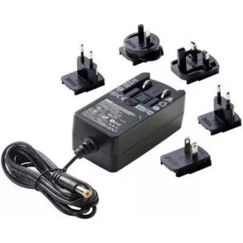 Dehner Elektronik fixfeszültségű dugaszoló tápegység 24V/DC 1A 24W UK-, USA- és ausztrál adapterrel (27476)