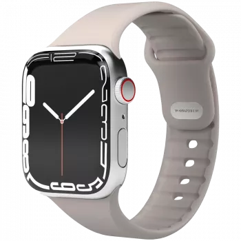 VONMÄHLEN Classic Band 2 Apple Watch 40/41/42mm-hez, teli marhabőr szíj krémszínben