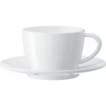 JURA cappuccinós csészekészlet, 2 porceláncsésze és csészealj, 180 ml, fehér 66501
