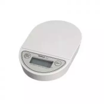 MAULoval digitális levélmérleg 2000g egynyomógombos kezeléssel, ezüst 1622002