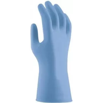 Uvex u-fit strong N2000 nitril egyszerhasználatos kesztyű, S méret, kék, púdermentes 6096207
