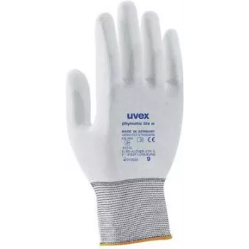 Uvex phynomic lite w védőkesztyű, 9-es méret, szürke/fehér 6004109