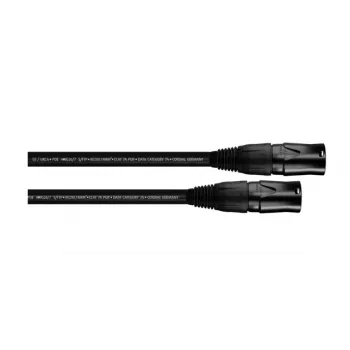 Cordial 15588 CAT 7a S/FTP patch kábel, RJ45, 1 m, fekete, PUR