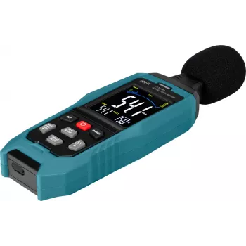 JOY-IT JT-SLM01 hangszintmérő színes kijelzővel és adatrögzítővel, 30-130 dB, 31,5 Hz - 8 kHz