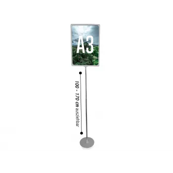 LMG PLSTA3-SI poszterállvány Exclusive A3 ezüst