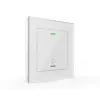 MDT BE-GTL1TW.B1 Glass Push-Button Sensor II Light, 1-gang, RGBW Status LED, Temperature Sensor, White