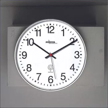 PEWETA rádióvezérlésű falióra matt fekete műanyag 30 cm fekete/fehér 51.130.313