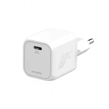 4smarts PDPlug SiC 65W USB-C fali töltő, fehér