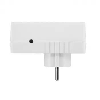 H-Tronic 1114720 vízérzékelő külső érzékelővel, dugó, 230V AC, hangos riasztás 85 dB, relékimenet, 2m érzékelőkábellel
