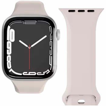 VONMÄHLEN Classic Band 2 Apple Watch 44 mm, 45 mm, 49 mm-hez, egy méret, krém