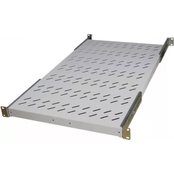 IT-BUDGET 19 inch fix rackpolc / eszköztartó, 150 kg teherbírás, 750 mm mélység, világosszürke 90ITB19FBX750G