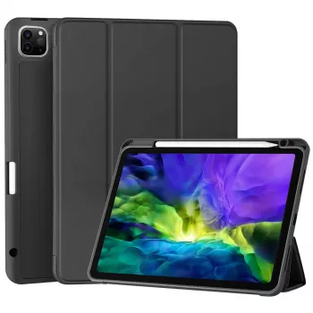 MRDISC Flip-Cover tok Apple iPad Pro M4-höz – fekete TPU MG-FLIPIPADPM4