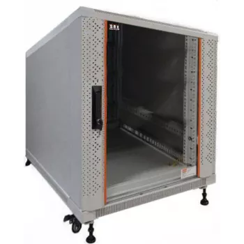 IT-BUDGET 19 inch szerver rack SRK 12U 600x1000 mm világosszürke előszerelt 99ITB19SRK12610GGNM