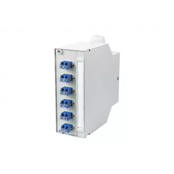 METZ OpDAT REGpro hegesztőmodul 6xLC-Duplex OS2 tisztafehér RAL 9010 15024A97406-E