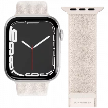 VONMÄHLEN Fitness Loop 2 szíj Apple Watch 40/41/42mm, krém