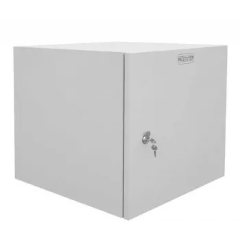 IT-BUDGET 19 inch fali hálózati szekrény Easy - acélajtó - 12U - 600 x 600 mm - acéllemez - világosszürke (90RR19CWV1266MG)